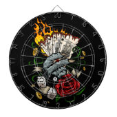 Kartenhand Dartscheibe (vorne)