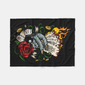 Kartenhand Fleecedecke (Vorderseite (Horizontal))