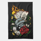 Kartenhand Geschirrtuch (Vertikal)