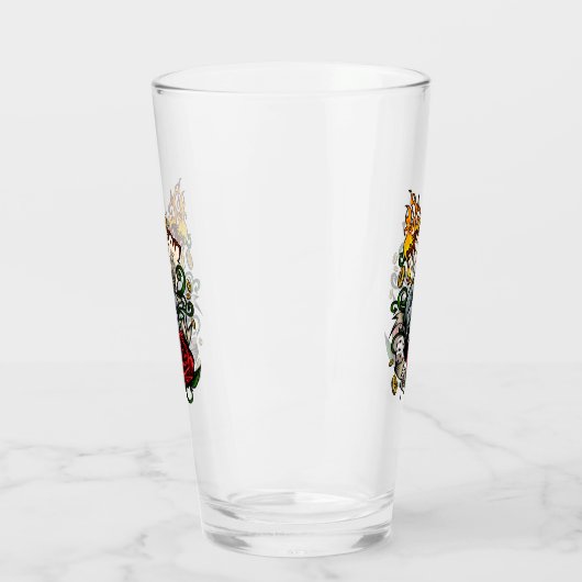 Kartenhand Glas (Links)