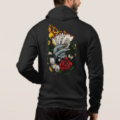 Kartenhand Hoodie (Rückseite)