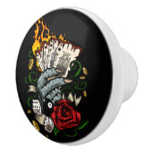 Kartenhand Keramikknauf (Rechts)