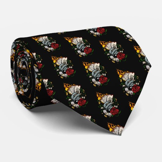 Kartenhand Krawatte (Gerollt)