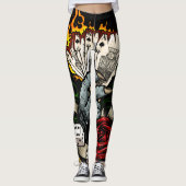 Kartenhand Leggings (Vorderseite)