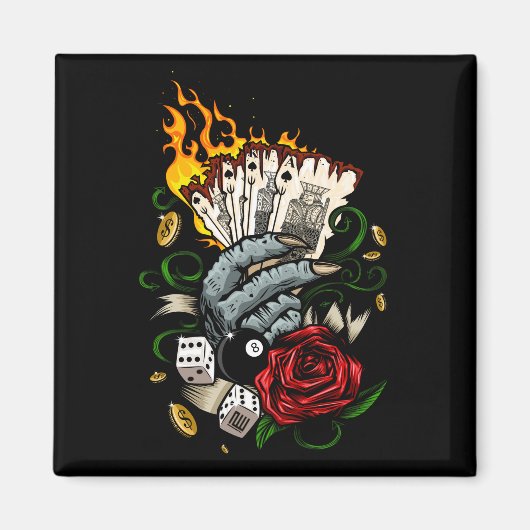 Kartenhand Magnet (Vorne)