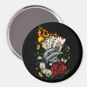 Kartenhand Magnet (Vorderseite/Rückseite)