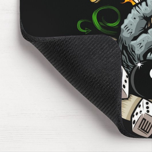 Kartenhand Mousepad (Ecke)