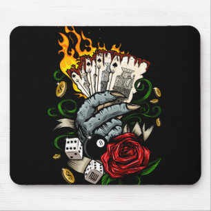 Kartenhand Mousepad