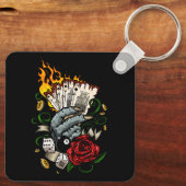 Kartenhand Schlüsselanhänger (Rückseite)