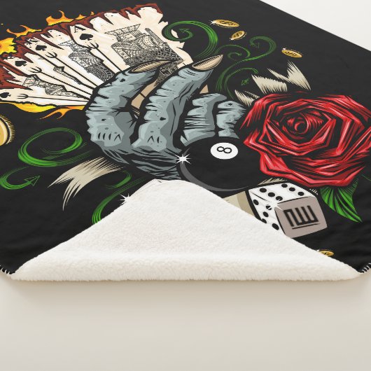 Kartenhand Sherpadecke (3/4)