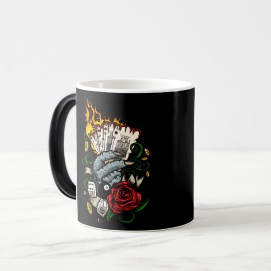 Kartenhand Verwandlungstasse (Vorderseite Links)