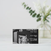 Kartenhändler-Visitenkarte Visitenkarte (Stehend Vorderseite)