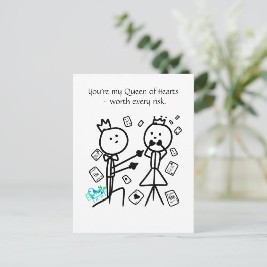 Kartenhaus für Postkarten (Stehend Vorderseite)