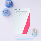 Kartenhaus | Nicht übertragbare Geschäftsbedingung Flyer (Einzeln)