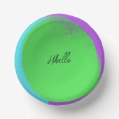 Kartenhaus | Ungewöhnliche Geschäftsausstattung  Pappteller (Vorderseite)