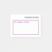 Kartenhaus | Ungewöhnliche Geschäftsausstattung  Post-it Klebezettel (Vorderseite)