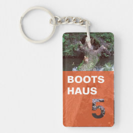 Kartenhaus | Ungewöhnliche Geschäftsausstattung  Schlüsselanhänger