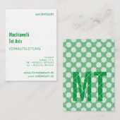 Kartenhaus | Ungewöhnliche Geschäftsausstattung  Visitenkarte (Vorne/Hinten)