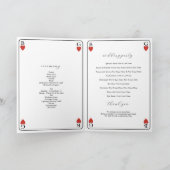 Kartenhochzeitsorden des Serviceprogramms Programm (Innenseite)