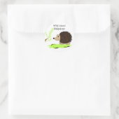 Kartenigel Runder Aufkleber (Tasche)
