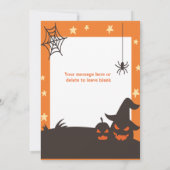 Karteninhaber des Halloween-Lehrers Feiertagskarte (Rückseite)