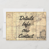 Kartenkarte Einladung (Rückseite)