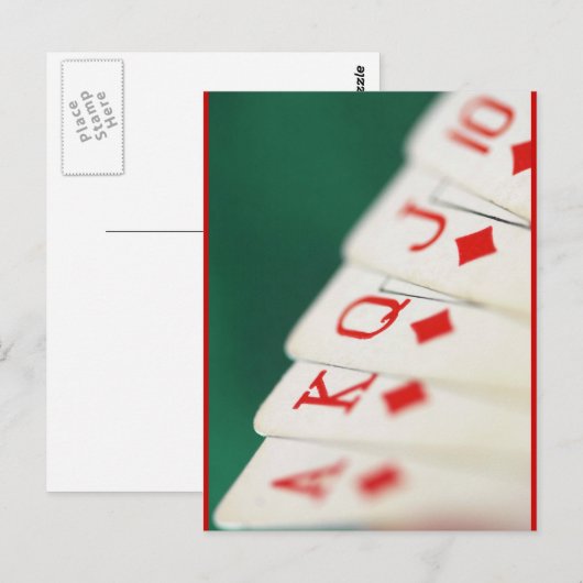 KARTENKARTEN-KARTEN-SPIEL POSTKARTE (Vorne/Hinten)