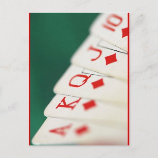 KARTENKARTEN-KARTEN-SPIEL POSTKARTE (Vorderseite)