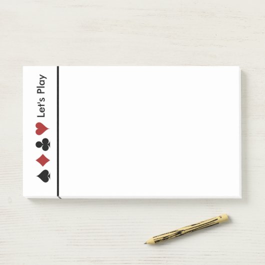 Kartenkern.Groß Post-it Klebezettel (Auf Schreibtisch)