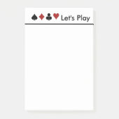 Kartenkern.Groß Post-it Klebezettel (Vorderseite)