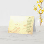 KARTENKOMFORT UND RUHE KARTE (Gelbe Blume)