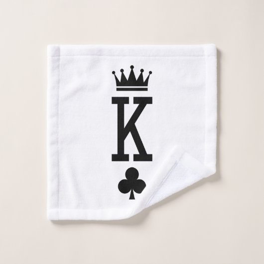 Kartenkönig Badhandtuch Set (Waschlappen)