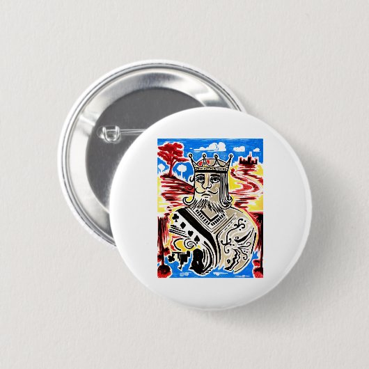 Kartenkönig Button (Vorne & Hinten)