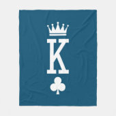 Kartenkönig Fleecedecke (Vorderseite)