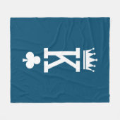 Kartenkönig Fleecedecke (Vorderseite (Horizontal))