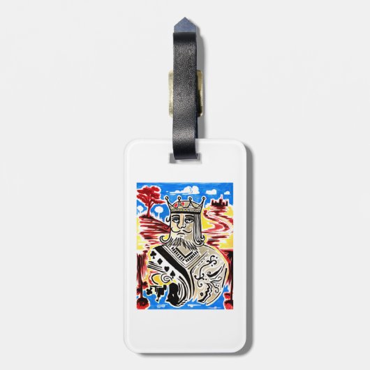 Kartenkönig Gepäckanhänger (Rückseite vertikal)