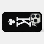 Kartenkönig iPhone Hülle (Rückseite (Horizontal))