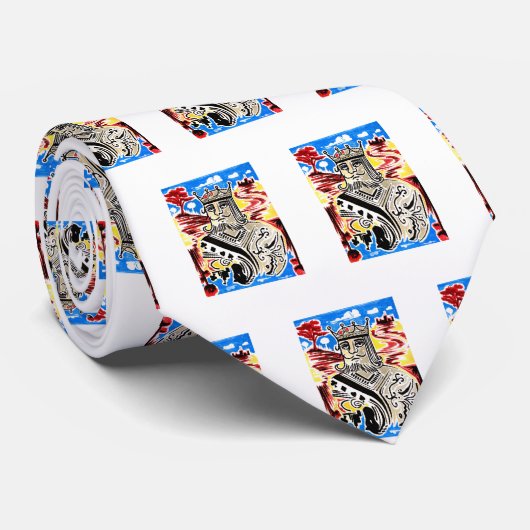 Kartenkönig Krawatte (Gerollt)