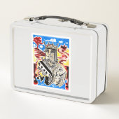 Kartenkönig Metall Brotdose (Rückseite)