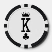 Kartenkönig Pokerchips (Vorderseite)