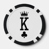 Kartenkönig Pokerchips (Rückseite)