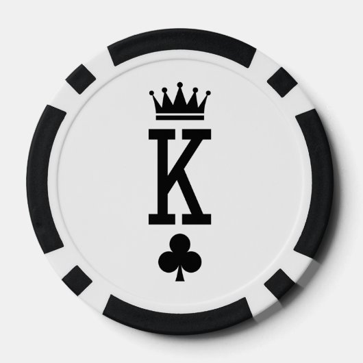 Kartenkönig Pokerchips (Rückseite)