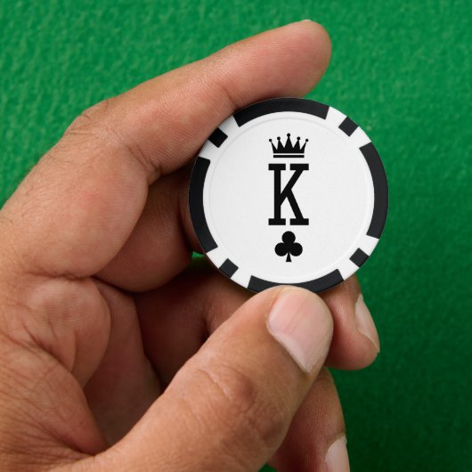 Kartenkönig Pokerchips (Hand)