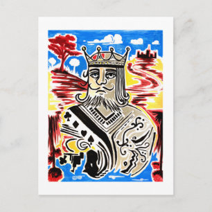Kartenkönig Postkarte