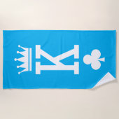 Kartenkönig Strandtuch (Vorderseite)