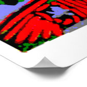 Kartenkönigin Abstrakt Poster (Ecke)