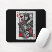 Kartenkönigin des Herzens, Skelett des Todes Mousepad (Mit Mouse)