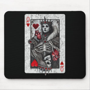 Kartenkönigin des Herzens, Skelett des Todes Mousepad