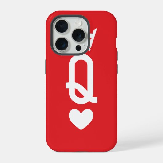 Kartenkönigin iPhone Hülle (Rückseite)