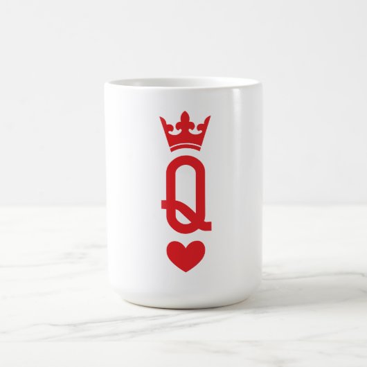 Kartenkönigin Kaffeetasse (Mittel)